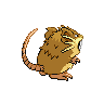 Sprite Raticate Blanco Negro