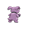 Sprite Granbull Blanco Negro