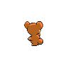 Sprite Teddiursa Blanco Negro