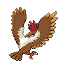 Sprite Fearow Blanco Negro