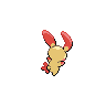 Sprite Plusle Blanco Negro