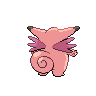 Sprite Clefable Blanco Negro