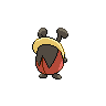Sprite Kricketot Blanco Negro