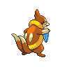Sprite Floatzel Blanco Negro
