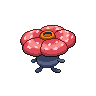 Sprite Vileplume Blanco Negro