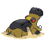 Sprite Hippowdon Blanco Negro