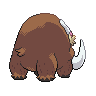 Sprite Mamoswine Blanco Negro