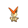 Sprite Victini Blanco Negro