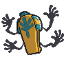 Sprite Cofagrigus Blanco Negro