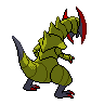 Sprite Haxorus Blanco Negro