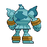 Sprite Golurk Blanco Negro