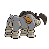 Sprite Terrakion Blanco Negro