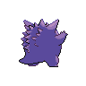 Sprite Gengar Blanco Negro