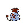 Sprite Miltank Blanco Negro