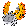 Sprite Ho-Oh Blanco Negro
