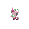 Sprite Celebi Blanco Negro