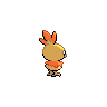 Sprite Torchic Blanco Negro