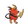 Sprite Raichu Blanco Negro