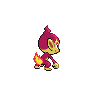 Sprite Chimchar Blanco Negro
