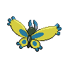 Sprite Mothim Blanco Negro
