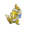Sprite Floatzel Blanco Negro