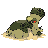 Sprite Hippowdon Blanco Negro