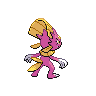 Sprite Weavile Blanco Negro