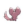 Sprite Minccino Blanco Negro
