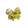 Sprite Growlithe Blanco Negro