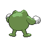 Sprite Poliwrath Blanco Negro