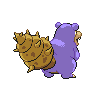 Sprite Slowbro Blanco Negro