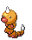 Sprite Animado Weedle Blanco Negro