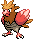 Sprite Animado Spearow Blanco Negro