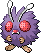 Sprite Animado Venonat Blanco Negro