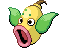 Sprite Animado Weepinbell Blanco Negro