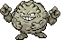 Sprite Animado Graveler Blanco Negro