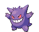 Sprite Animado Gengar Blanco Negro