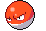 Sprite Animado Voltorb Blanco Negro