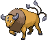 Sprite Animado Tauros Blanco Negro
