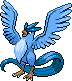 Sprite Animado Articuno Blanco Negro
