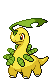 Sprite Animado Bayleef Blanco Negro