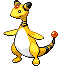 Sprite Animado Ampharos Blanco Negro