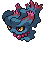 Sprite Animado Misdreavus Blanco Negro