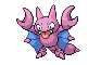 Sprite Animado Gligar Blanco Negro