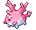 Sprite Animado Corsola Blanco Negro