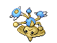 Sprite Animado Hitmontop Blanco Negro
