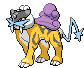 Sprite Animado Raikou Blanco Negro