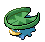 Sprite Animado Lotad Blanco Negro