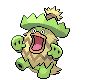 Sprite Animado Ludicolo Blanco Negro