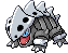 Sprite Animado Lairon Blanco Negro